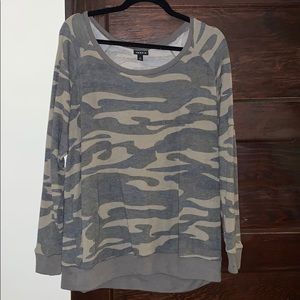 Torrid Camouflage Sweater